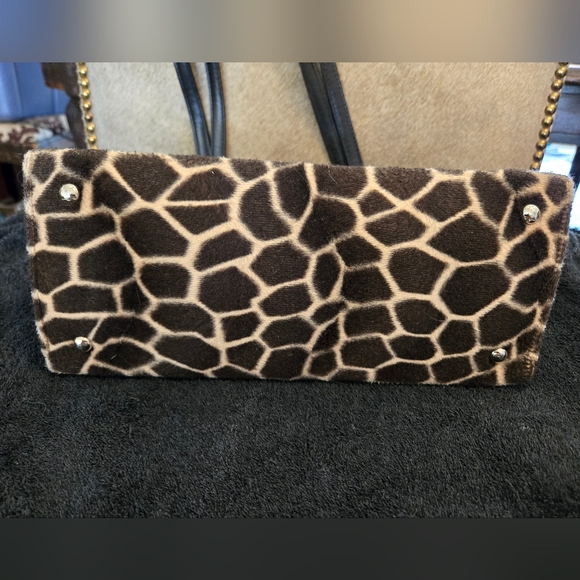 vintage Kate Spade shoulder bag with animal print faux fur - Picture 4 of 6